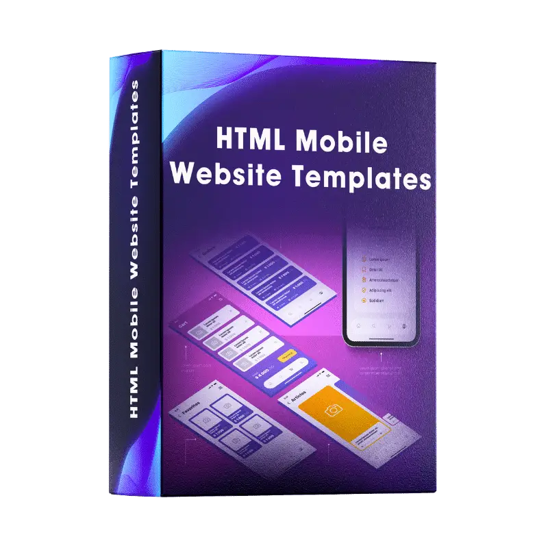 HTML Mobile Website Templates