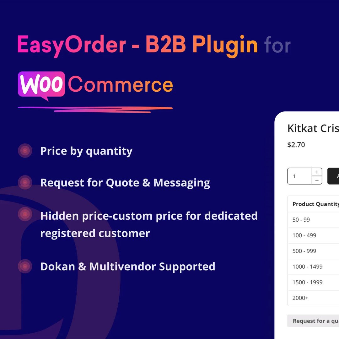 EasyOrder - B2B Plugin for WooCommerce